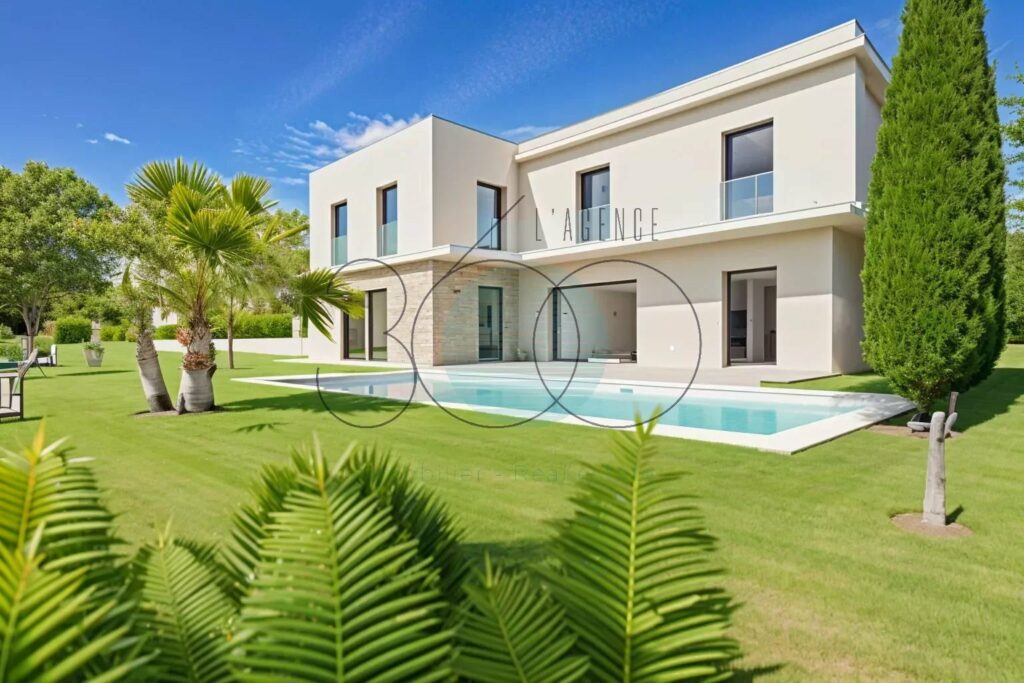 VILLA CONTEMPORAINE NEUVE - PROCHE CANNES