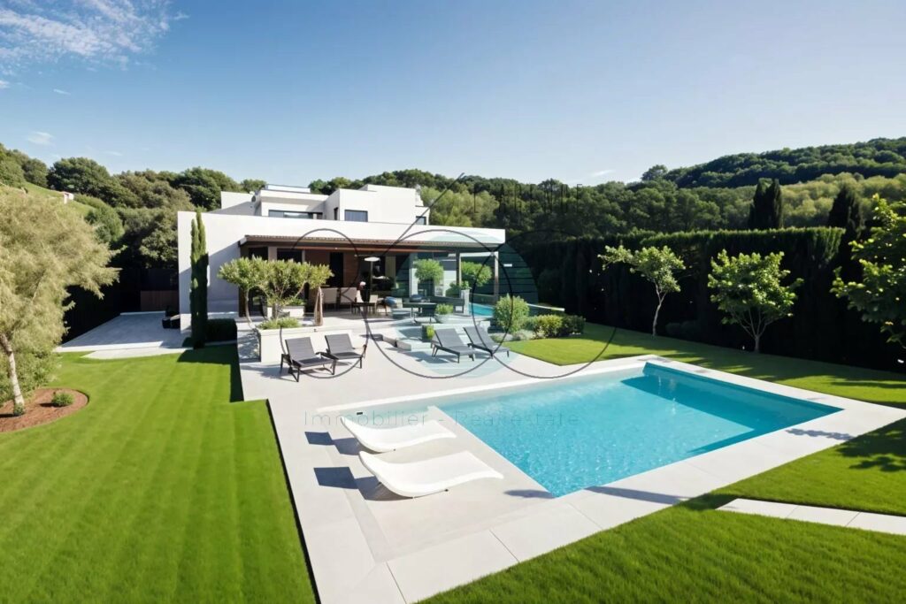 VILLA CONTEMPORAINE DANS DOMAINE FERMÉ RECHERCHÉ