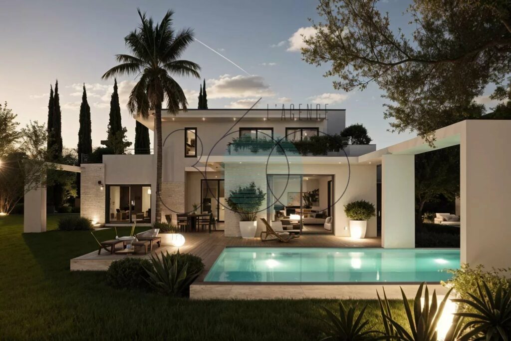 VILLA CONTEMPORAINE DANS UN DOMAINE FERMÉ